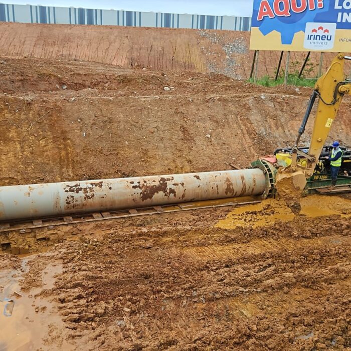 ARAQUARI -TRAVESSIA DE 965 BR 101 TUNEL BORING MACHINE