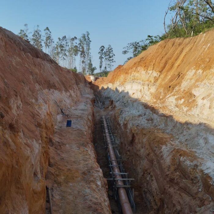 CIDADE GAÚCHA E AMAPORÃ – EMISSÁRIO DN 300 3,9KM