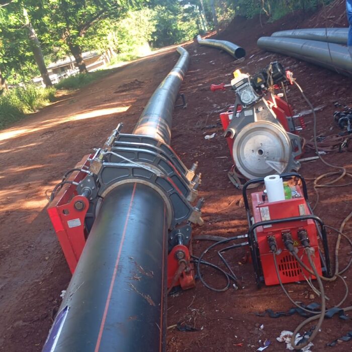 LONDRINA – LINHA DE RECALQUE DN 450 1KM