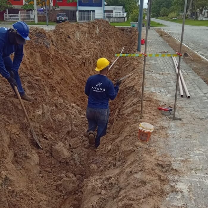 PONTAL DO PARANÁ-REDE DE ÁGUA 1,7 KM