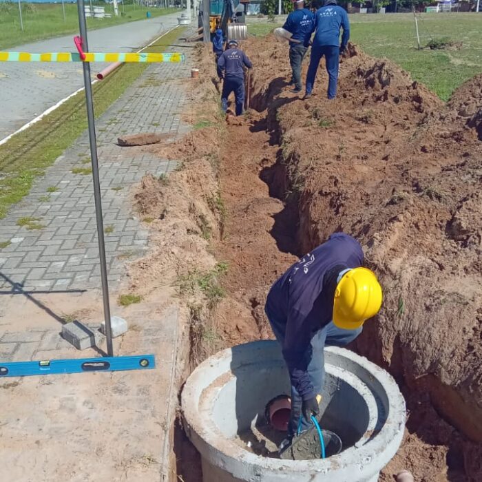PONTAL DO PARANÁ – REDE DE COLETA DE ESGOTO 2,8KM